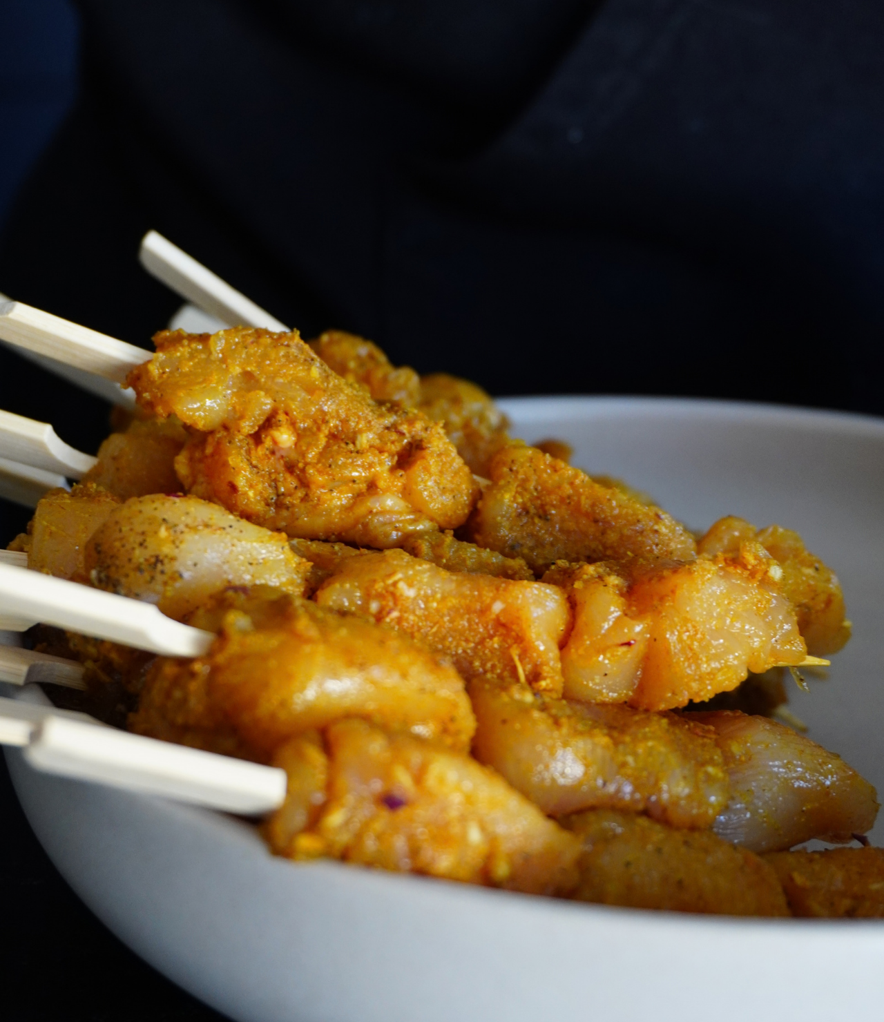 Colombo de poulet, riz blanc